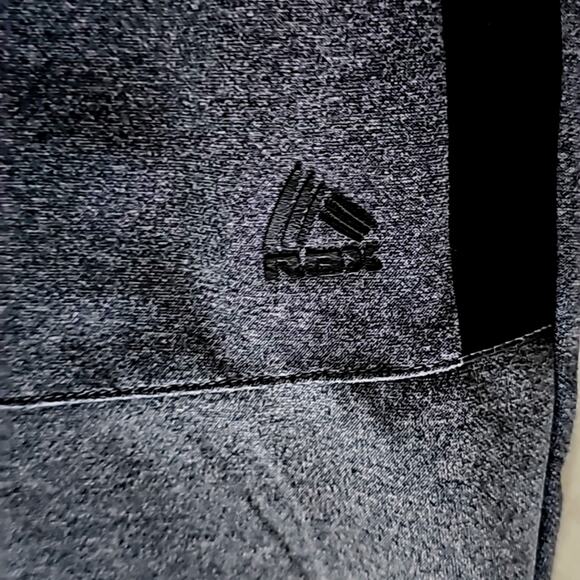 RBX Mens Jogging Pants Elastic Waist Two Pocket One Deep w/Zipper Gray Size XL - Picture 5 of 8